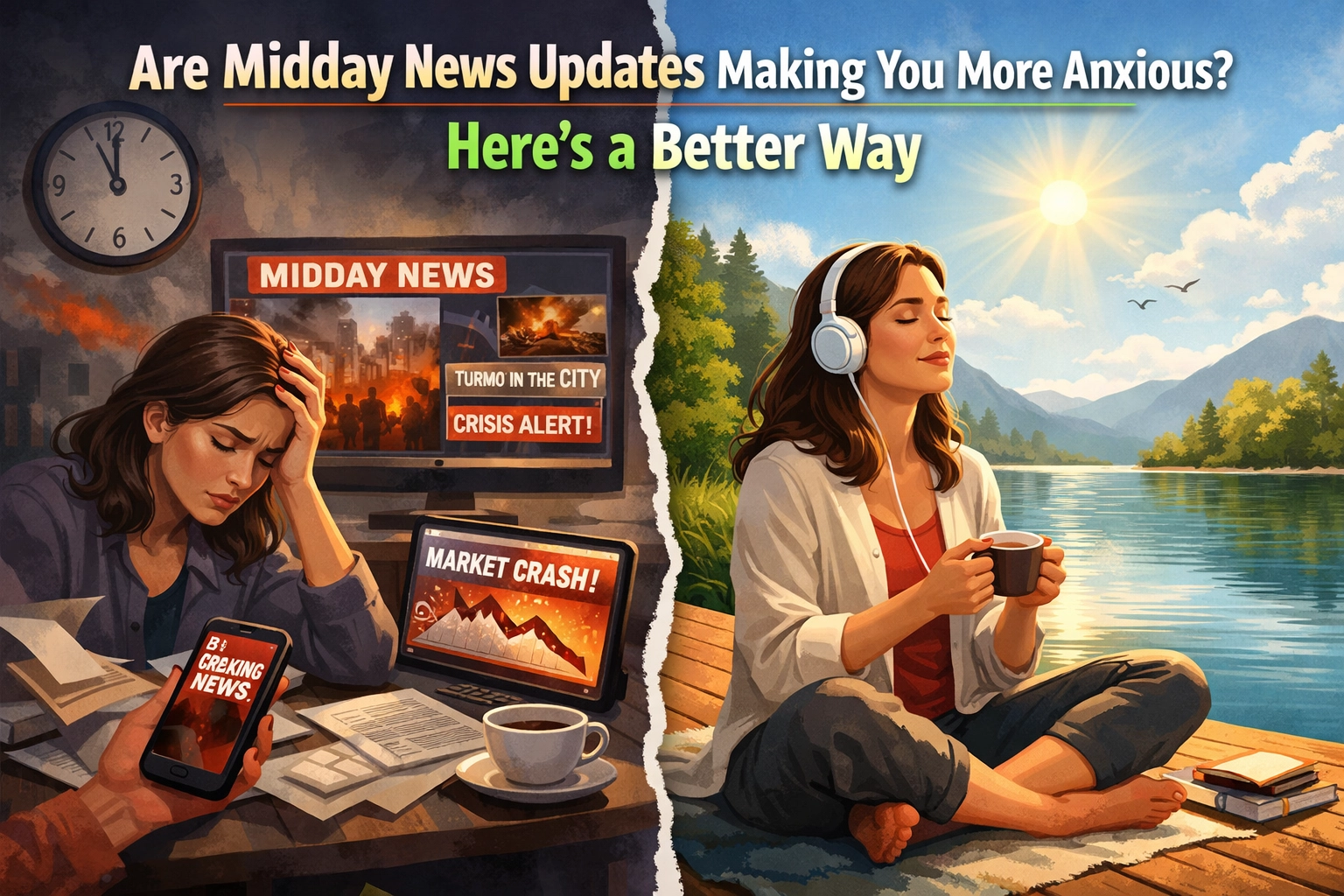 [HERO] Are Midday News Updates Making You More Anxious? Here