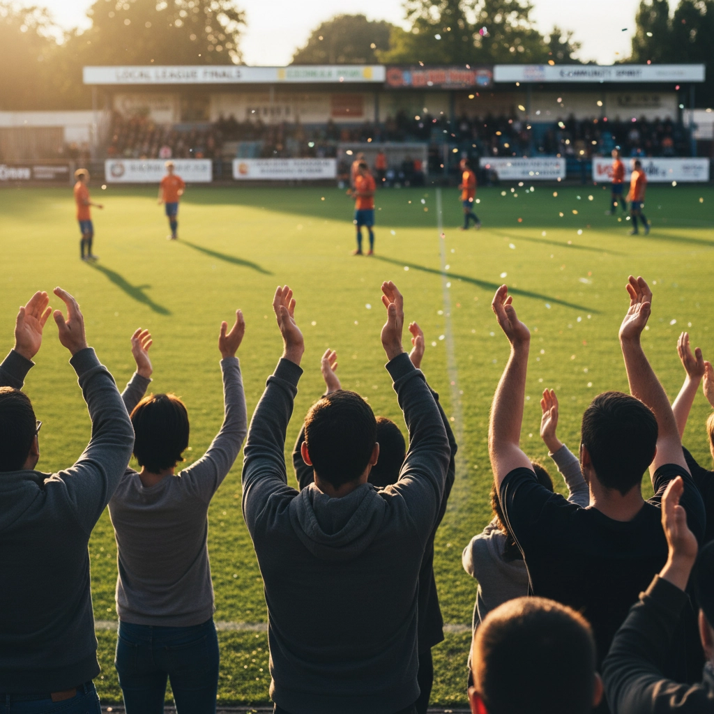 Live sport - team warm-up