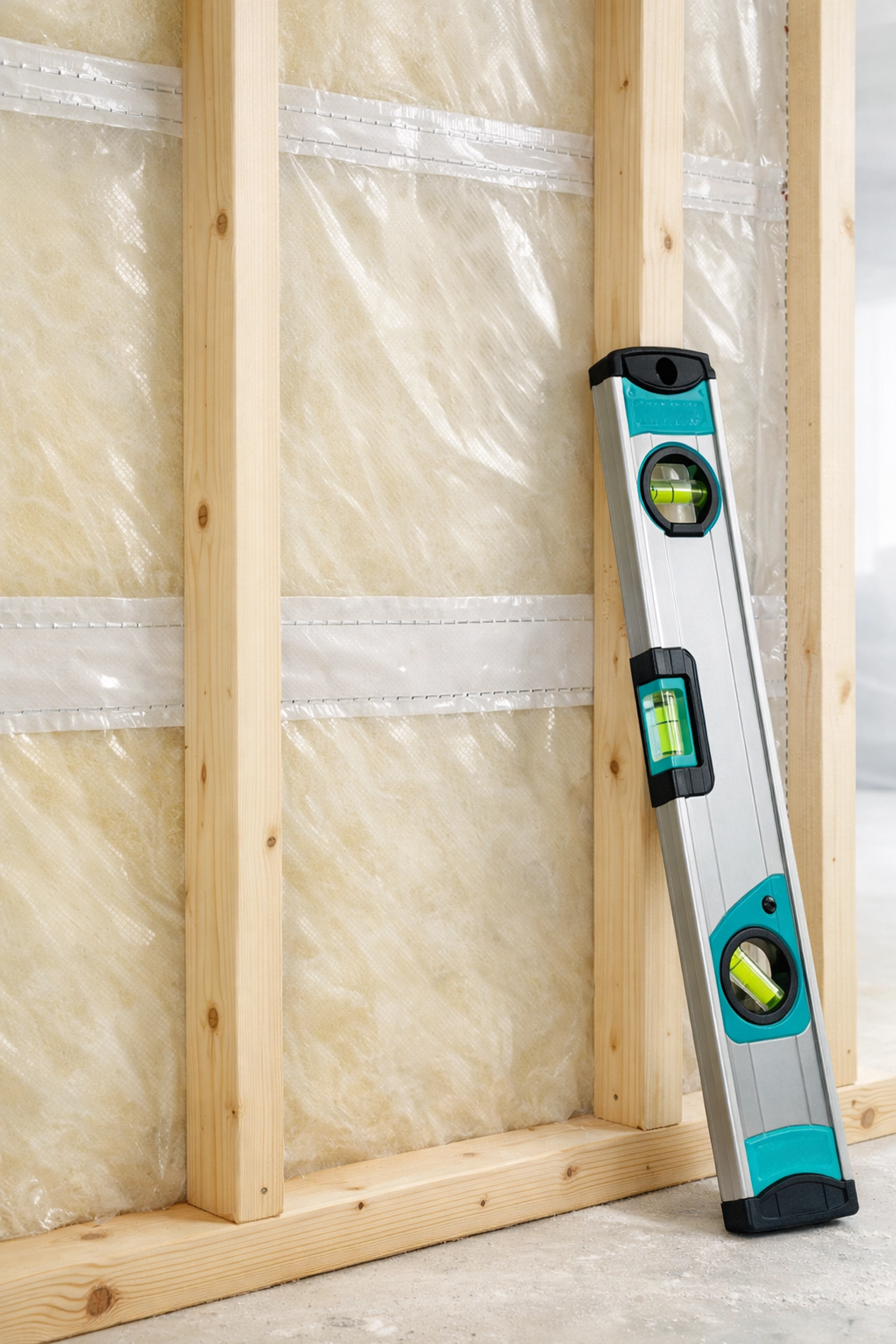 Professional wood framing and vapour barrier installation for a durable Saskatoon home renovation.