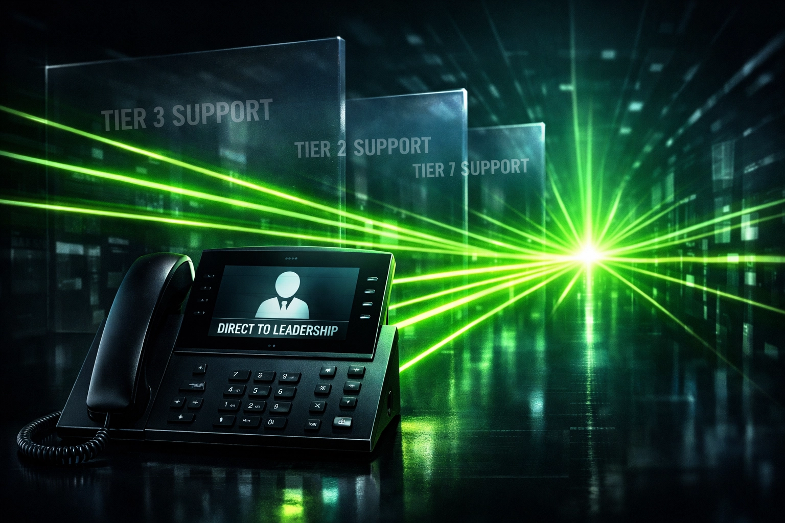 Direct access to IT leadership bypassing traditional support tiers