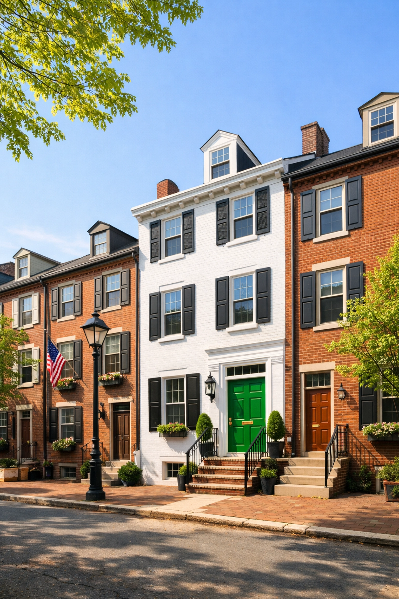 Renovated Philadelphia rowhome representing successful real estate investment in Kensington or South Philly.