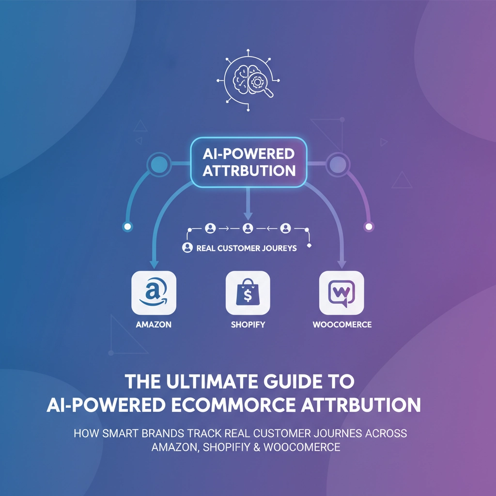 The Ultimate Guide to AI-Powered Ecommerce Attribution: How Smart Brands Track Real Customer Journeys Across Amazon, Shopify & WooCommerce