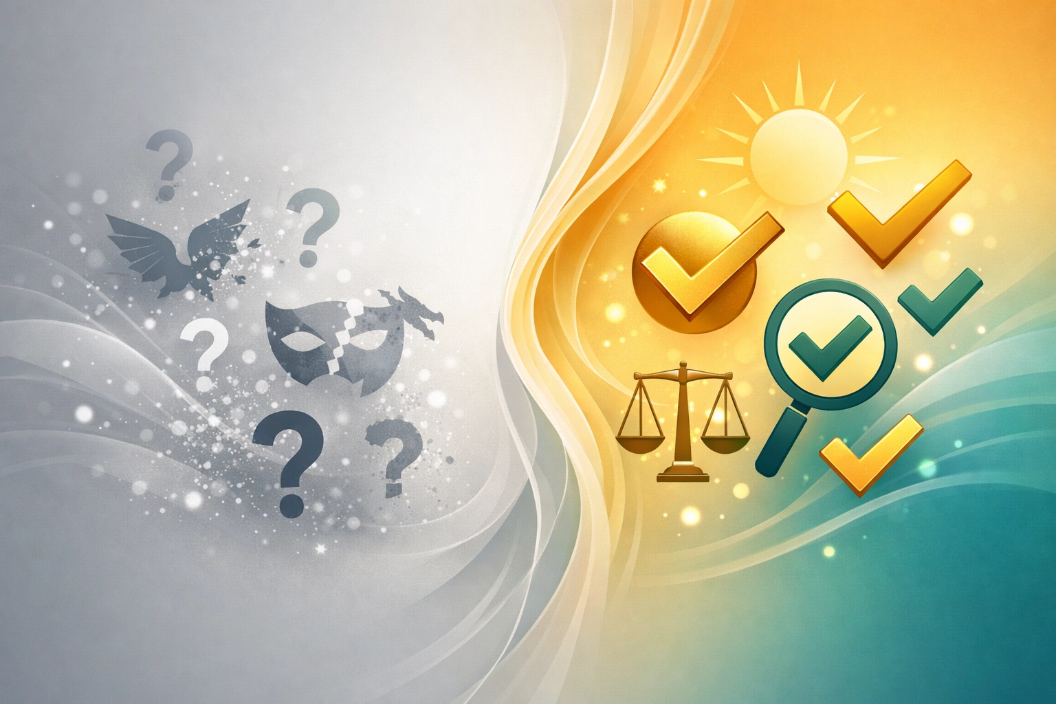 Minnesota surrogacy myths versus facts illustration showing clarity and truth