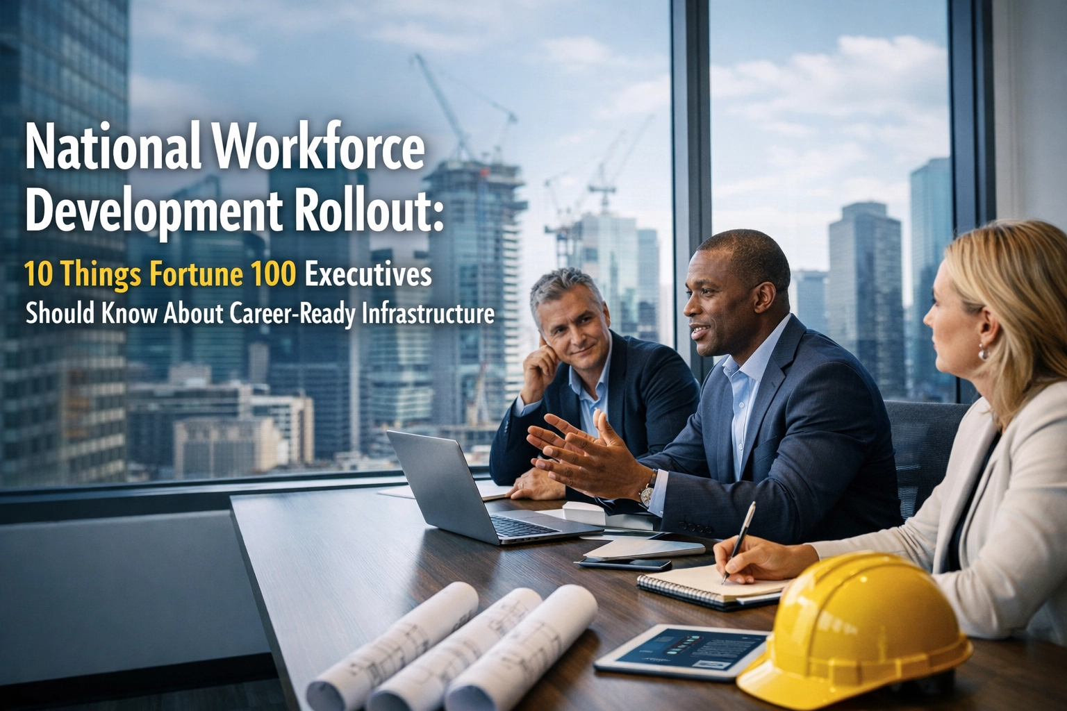 National Workforce Development Rollout: 10 Things Fortune 100 Executives Should Know About Career-Ready Infrastructure