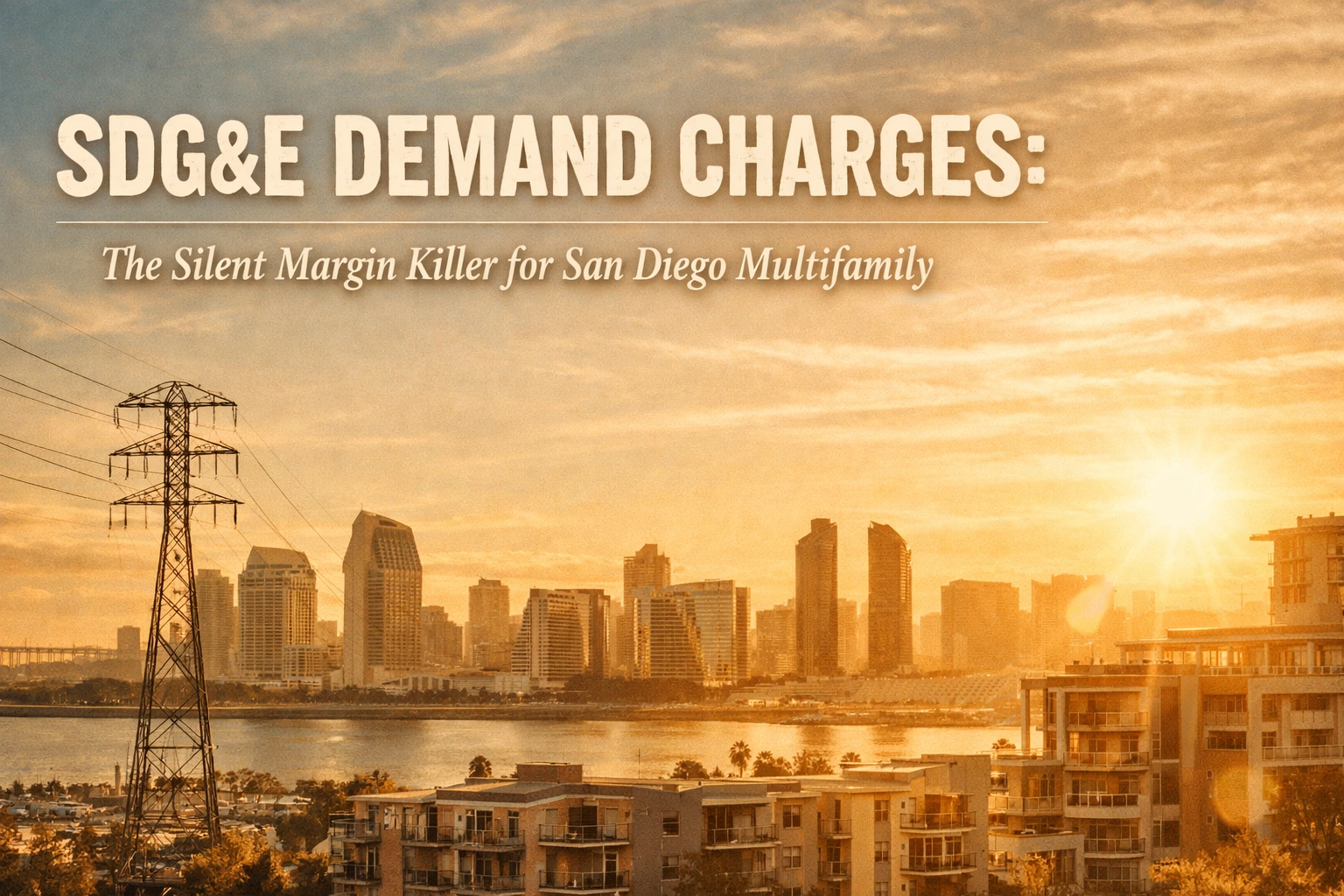 [HERO] SDG&E Demand Charges: The Silent Margin Killer for San Diego Multifamily