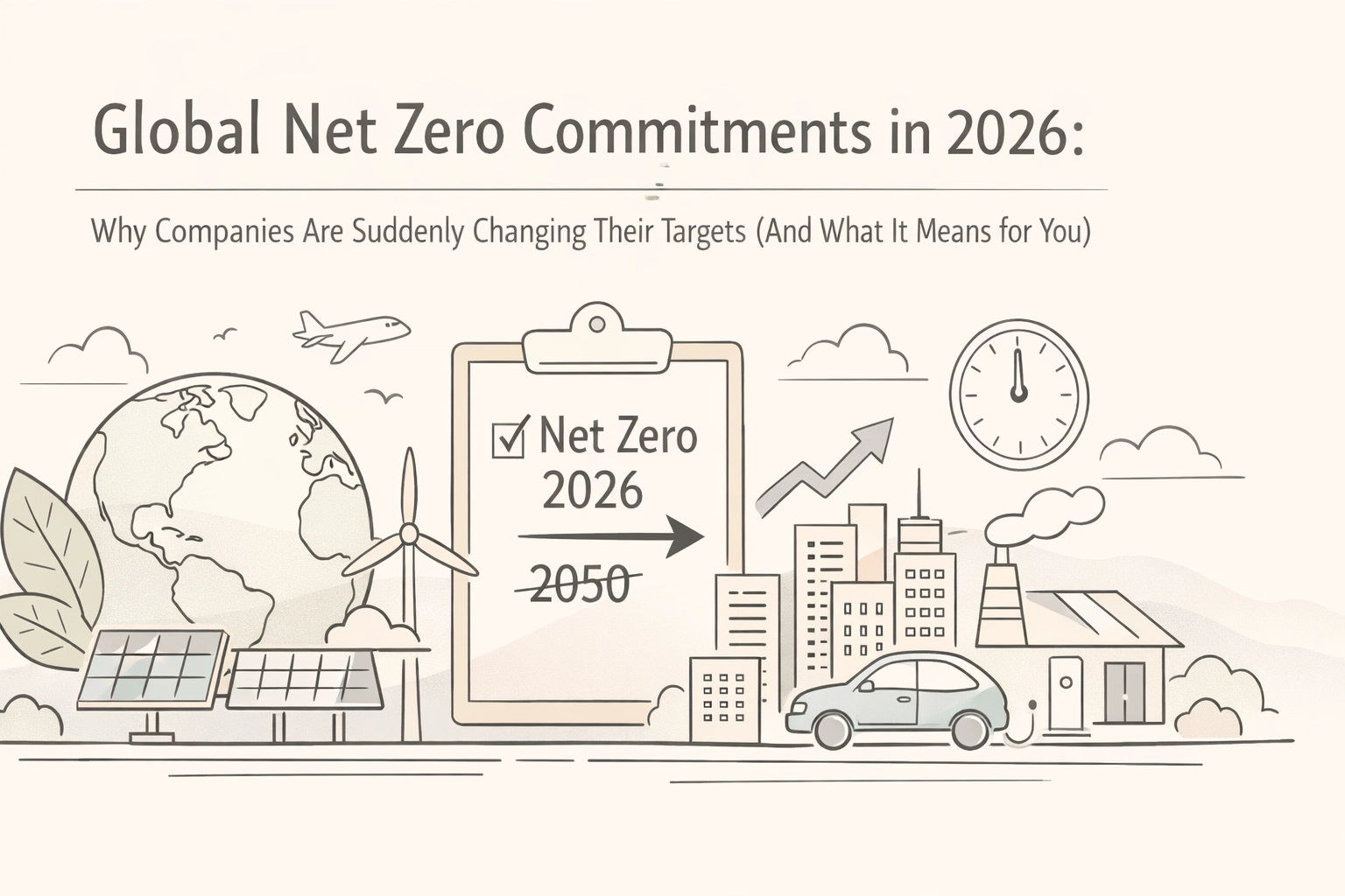 Global Net Zero Commitments in 2026: Why Companies Are Suddenly Changing Their Targets (And What It Means for You)