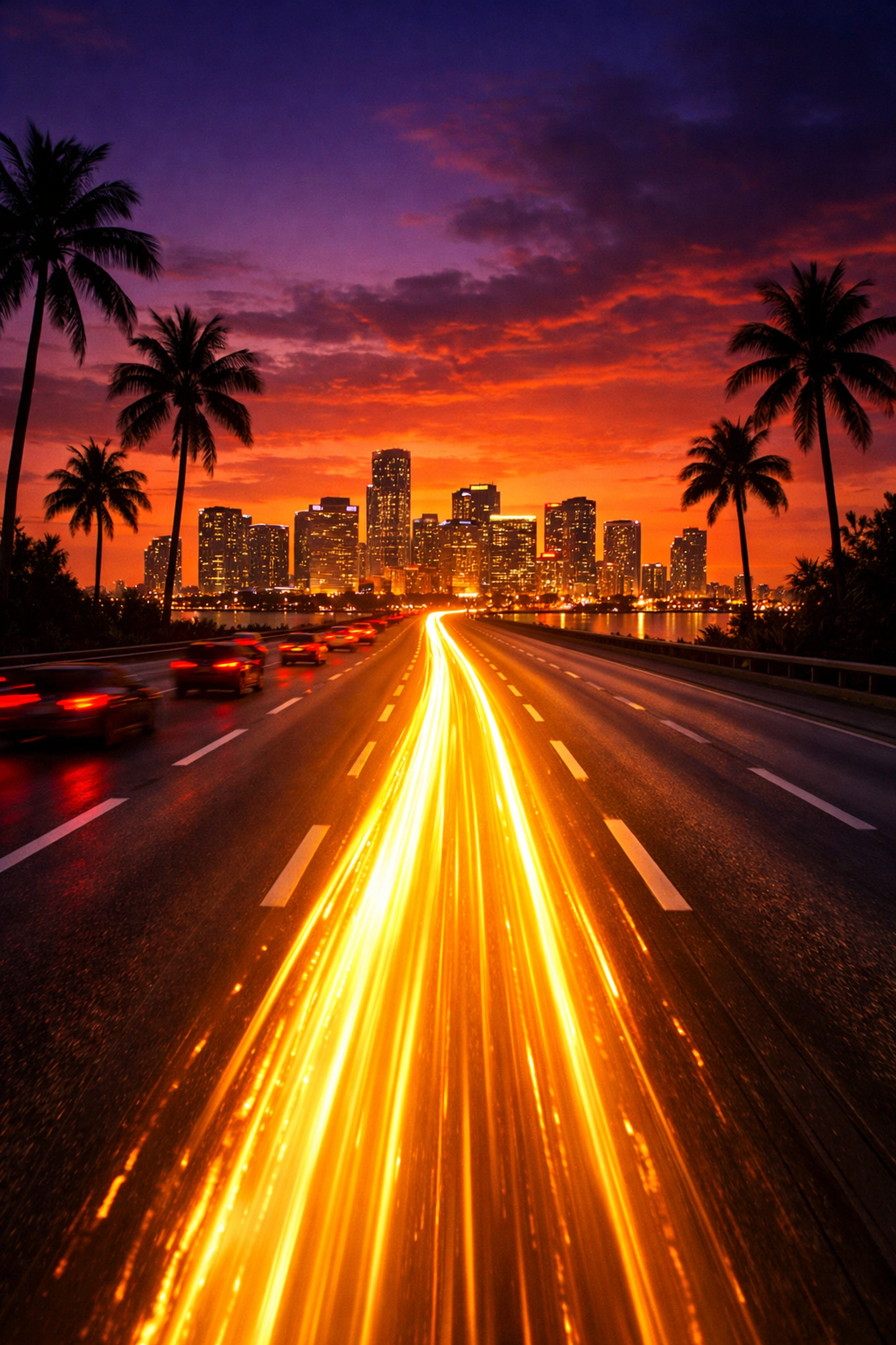 Express lane on a Florida highway symbolizing a faster sale for your business.