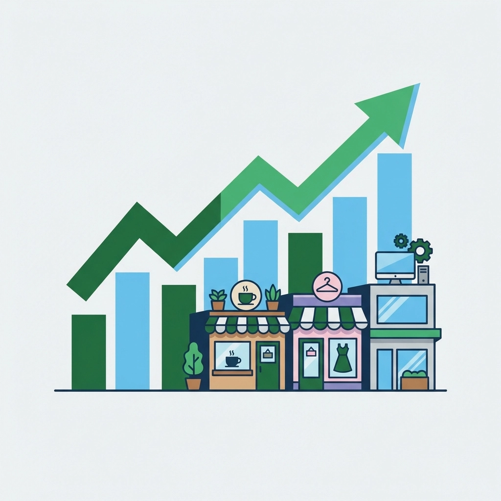 Illustration of New Haven small business growth and the 23 percent QBI tax deduction.