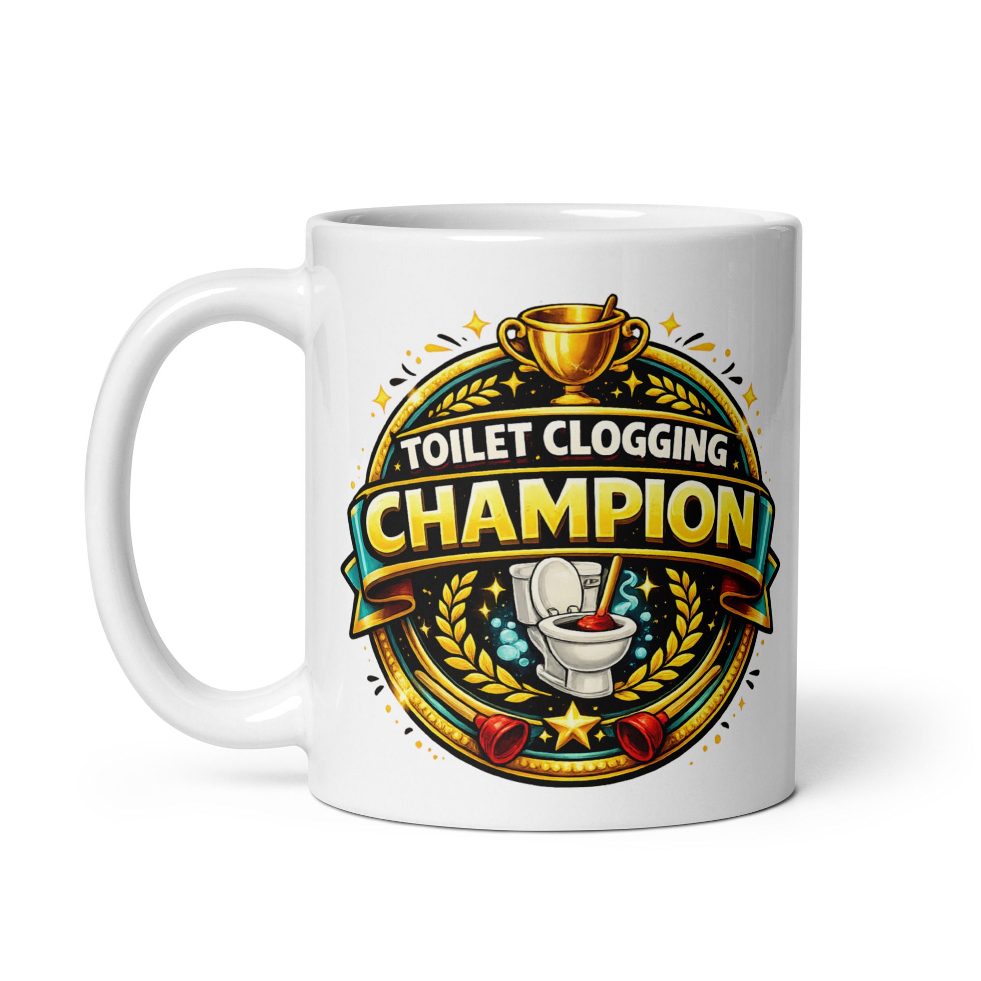 Toilet Clogging Champion Mug