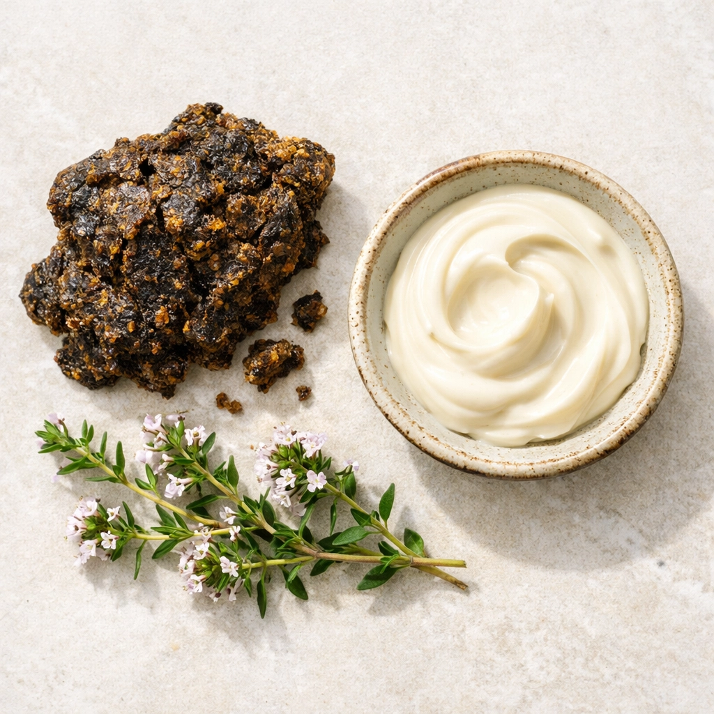 Raw propolis and organic ingredients for natural skincare and beauty from Moroccan Goods Shop.