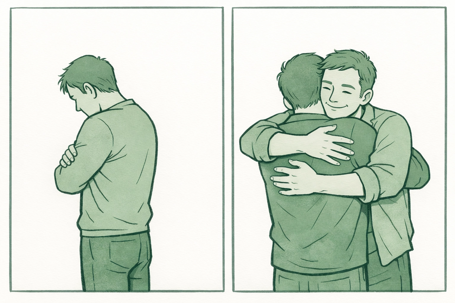 Character transformation from isolation to connection in gay romance storytelling