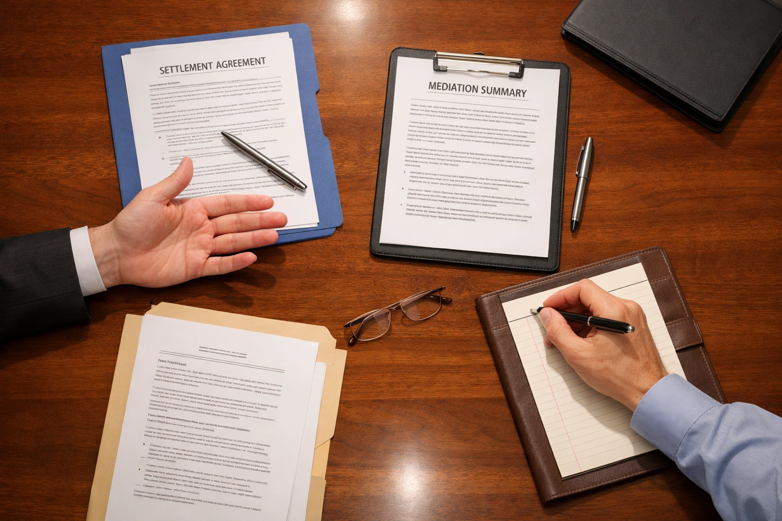 Negotiating spousal support terms during Virginia divorce settlement meeting