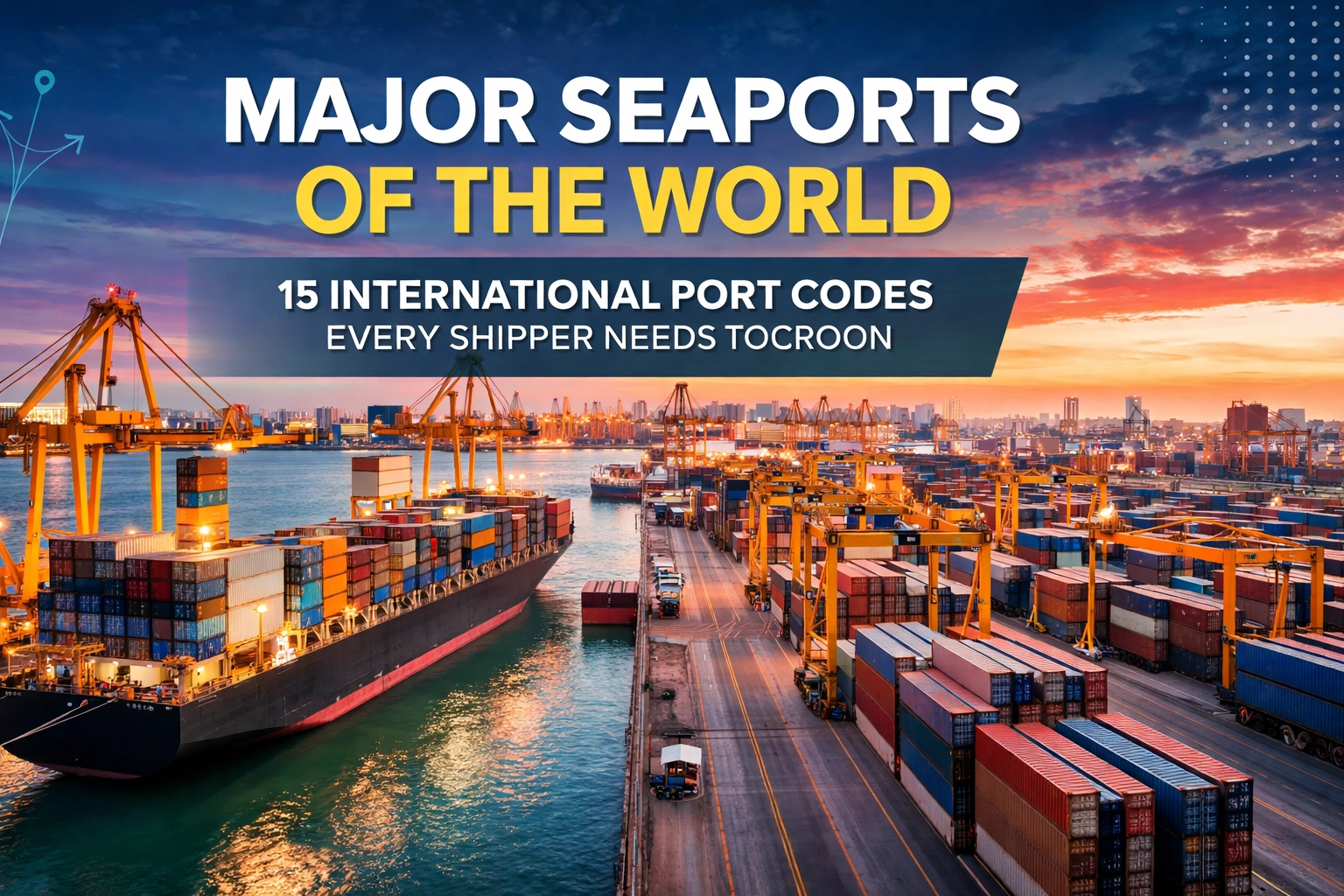Major Seaports of the World: 15 International Port Codes Every Shipper Needs to Know