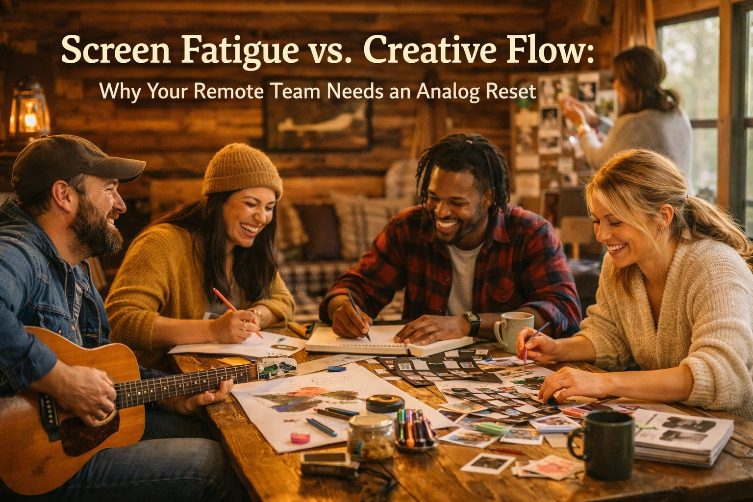 [HERO] Screen Fatigue vs. Creative Flow: Why Your Remote Team Needs an Analog Reset