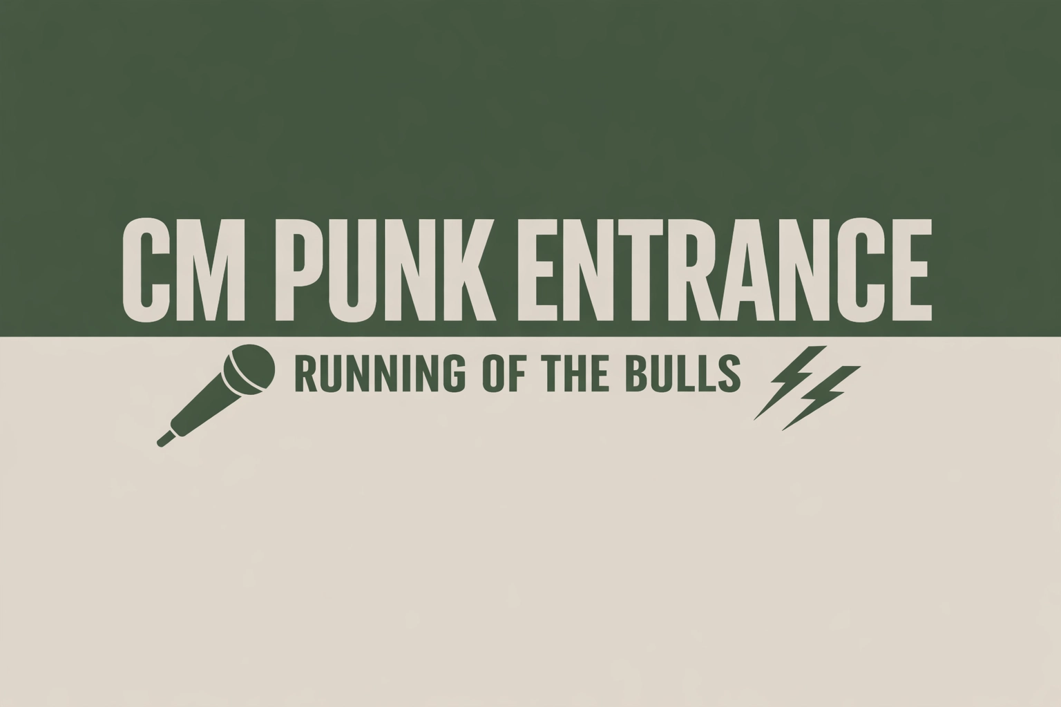[FULL] CM Punk Entrance banner