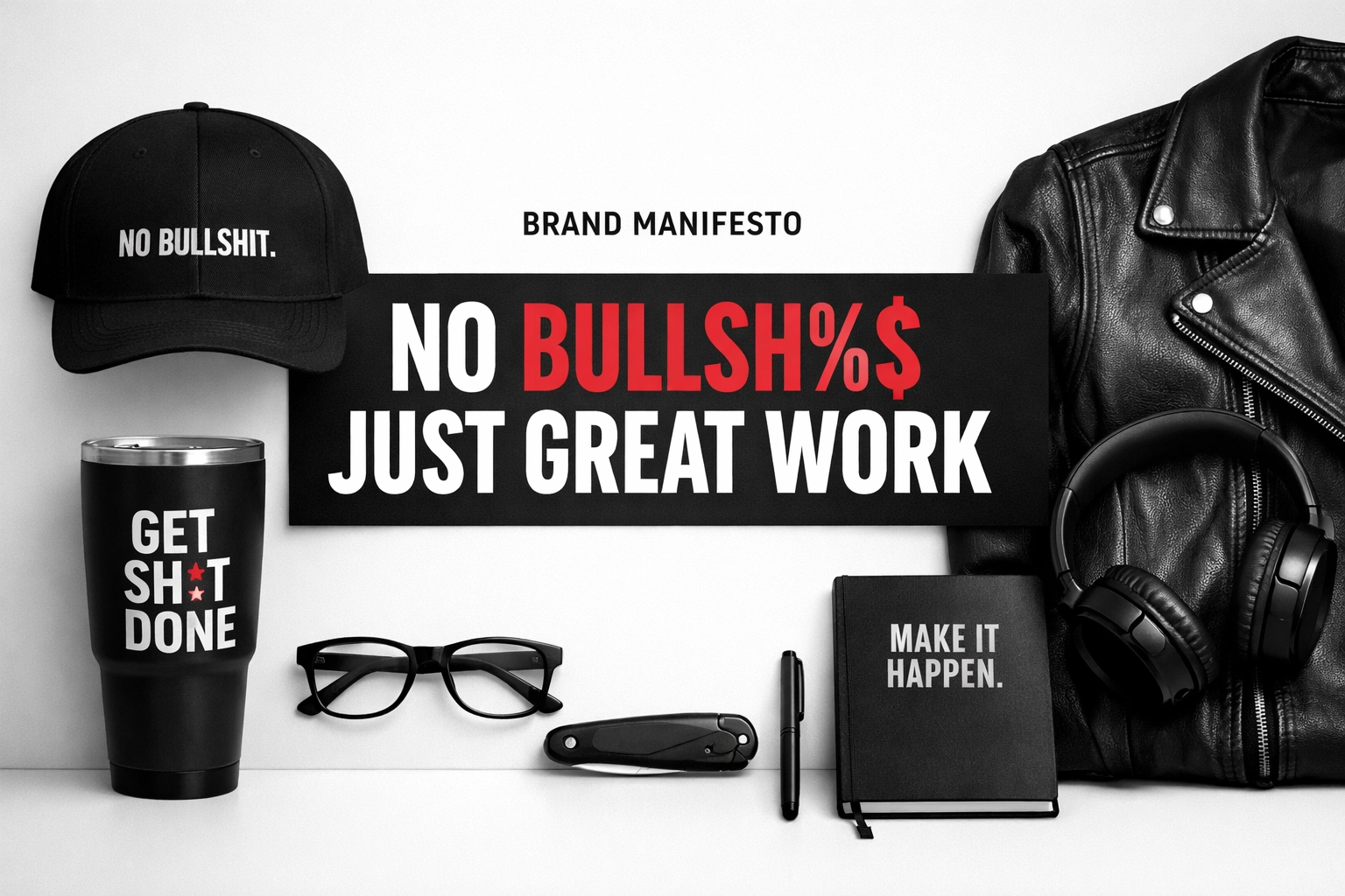 [HERO] Brand Manifesto: NO BULLSH%$ JUST GREAT WORK