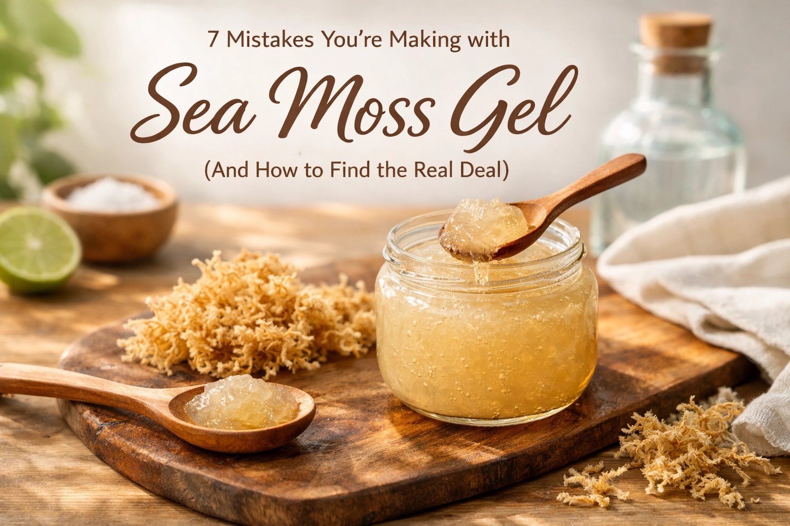 [HERO] 7 Mistakes You’re Making with Sea Moss Gel (And How to Find the Real Deal)