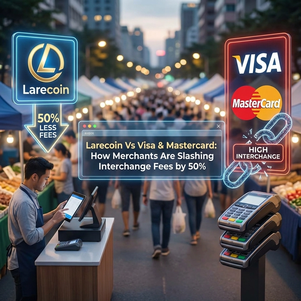[HERO] Larecoin Vs Visa & Mastercard: How Merchants Are Slashing Interchange Fees by 50%