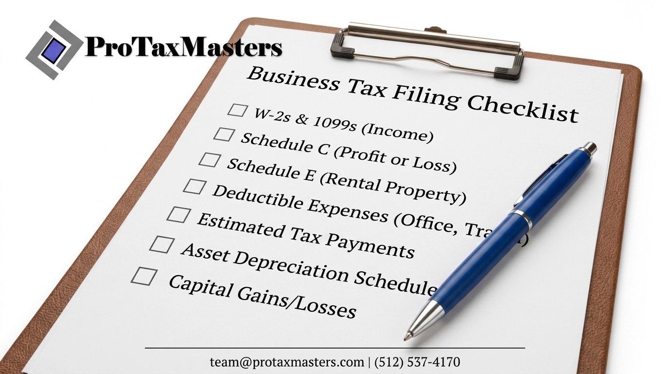 Business Tax Filing Checklist