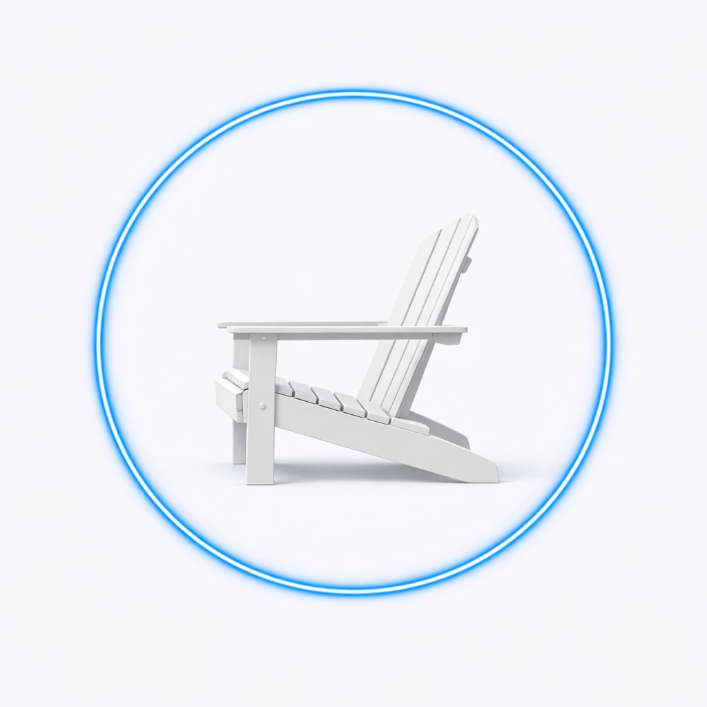 A protective barrier around a patio chair representing professional mosquito control services.