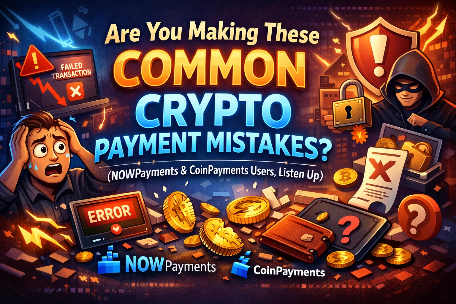 [HERO] Are You Making These Common Crypto Payment Mistakes? (NOWPayments & CoinPayments Users, Listen Up)
