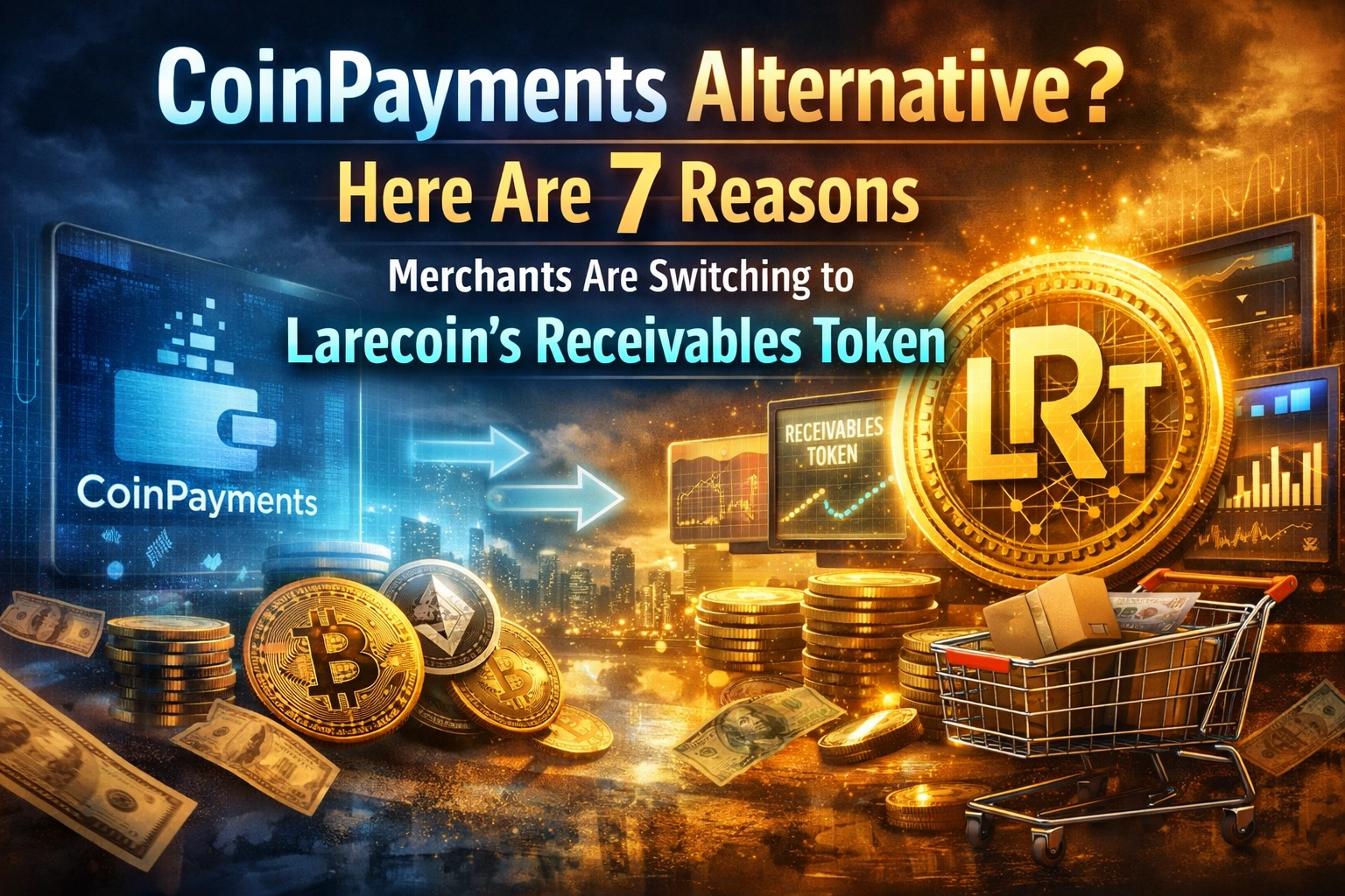 CoinPayments Alternative? Here Are 7 Reasons Merchants Are Switching to Larecoin's Receivables Token