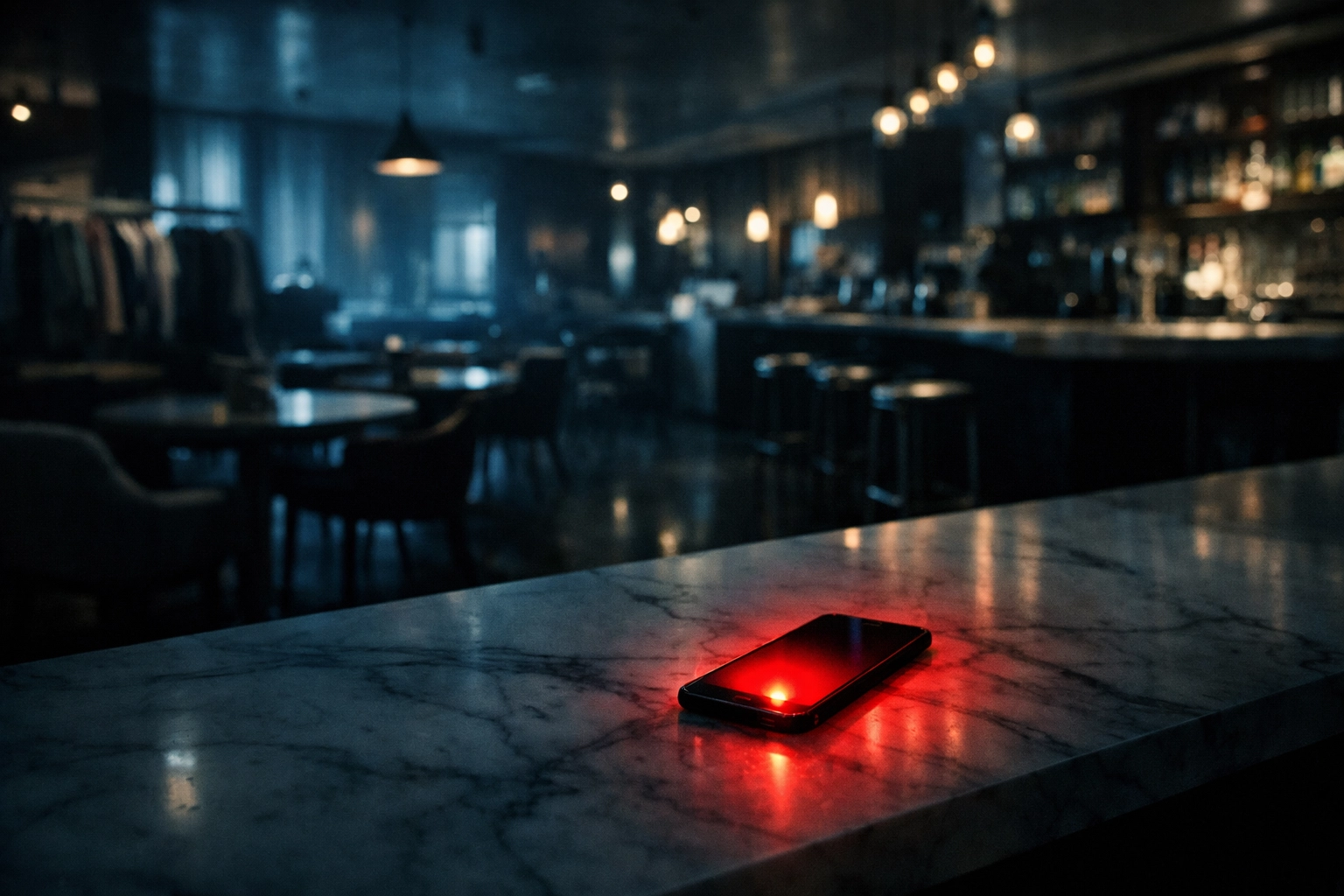 Empty boutique interior showing how a negative online reputation drives away potential customers.