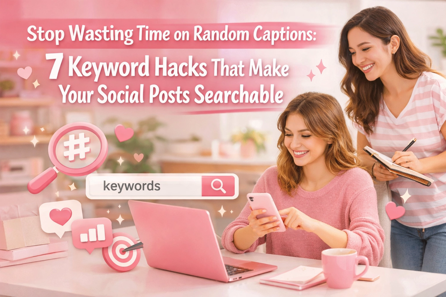 [HERO] Stop Wasting Time on Random Captions: 7 Keyword Hacks That Make Your Social Posts Searchable