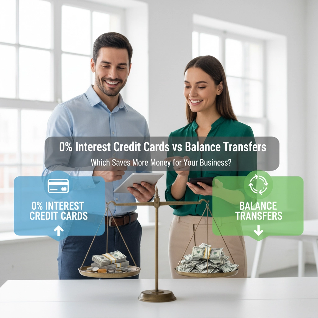 0% Interest Credit Cards vs Balance Transfers: Which Saves More Money for Your Business?