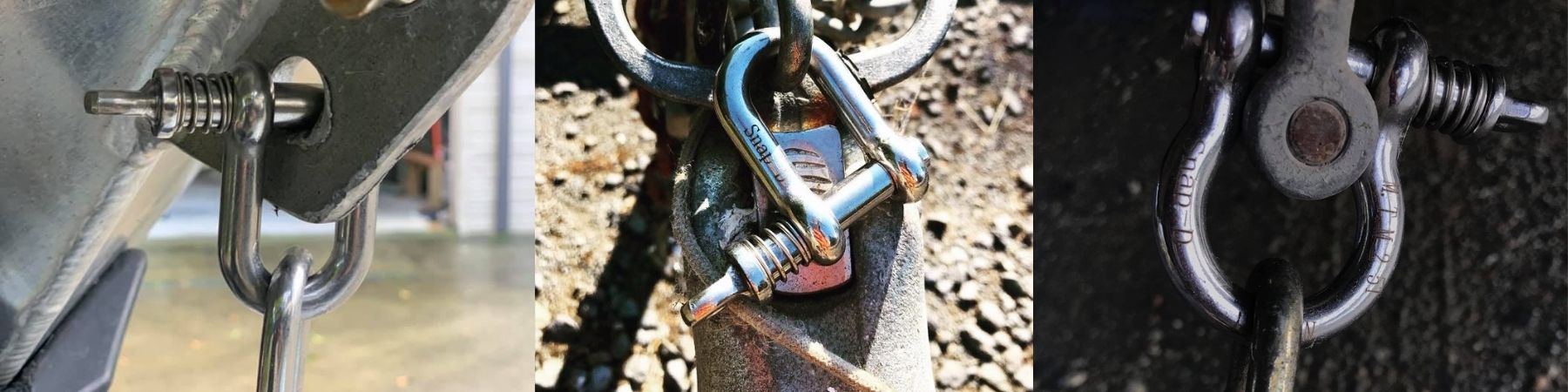 Snap-D Australia Stainless Steel Half-Turn Shackles