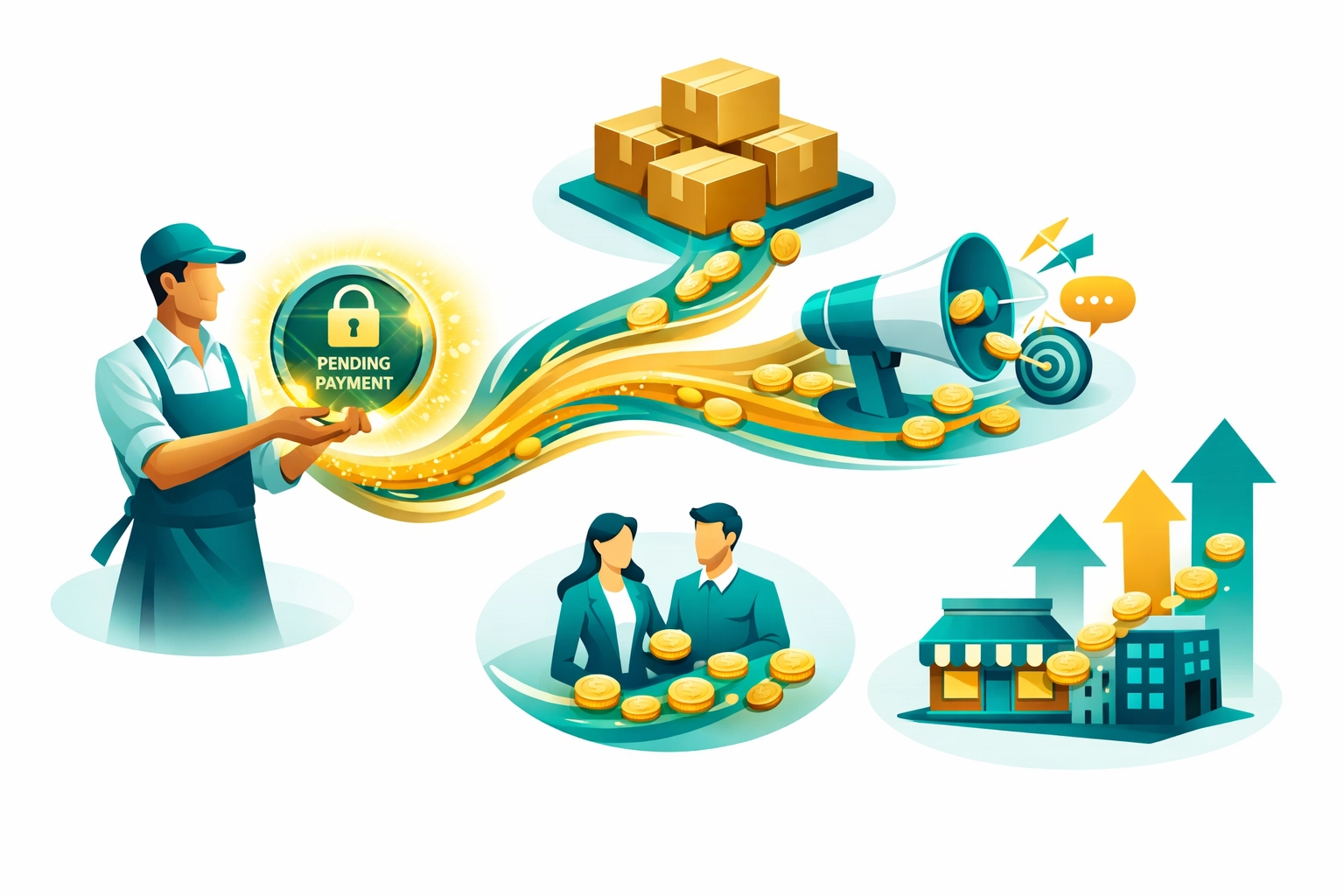 Receivables token transforming merchant cash flow into immediate business growth opportunities