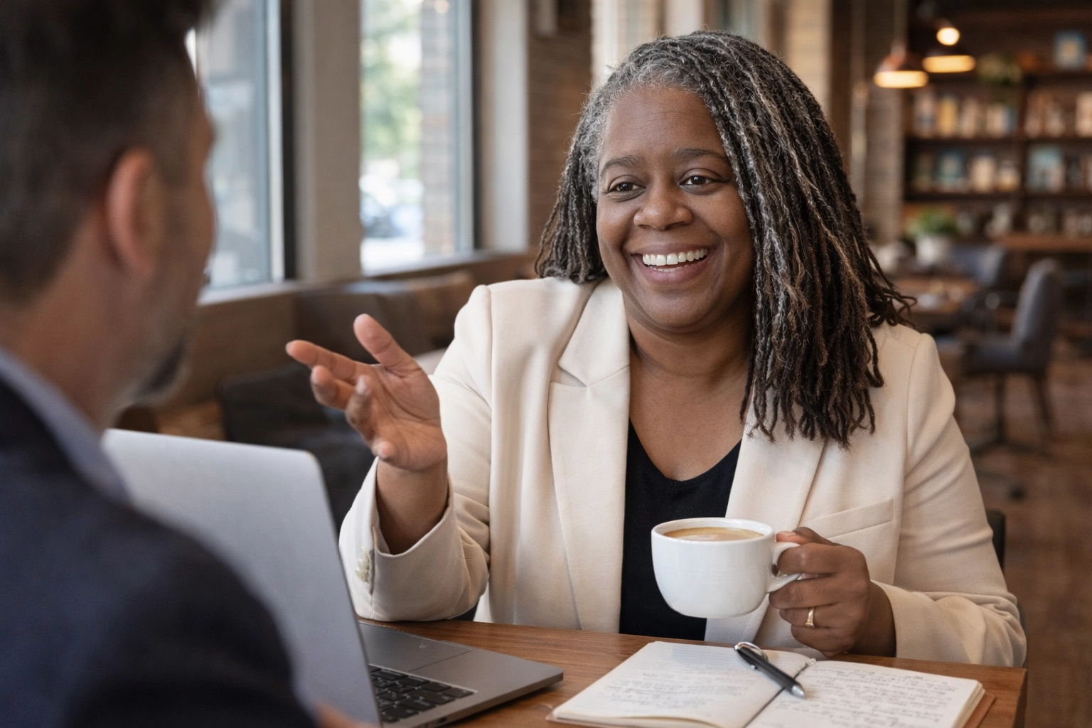 Angelique Coffee Shop Client Session