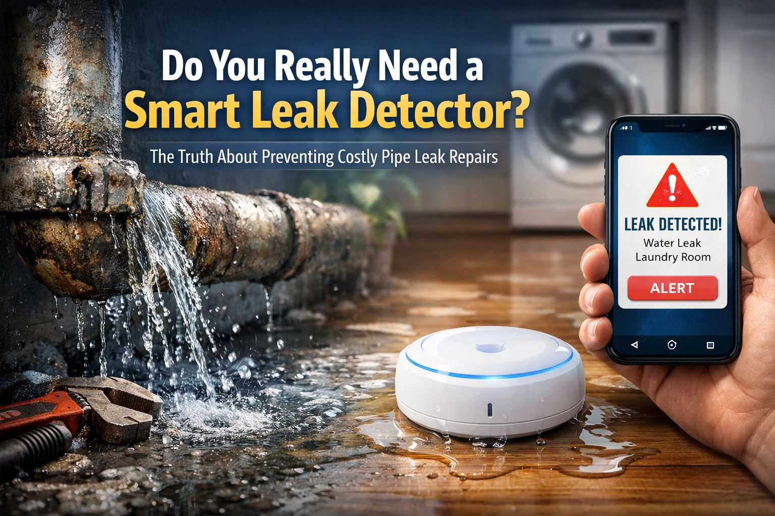 [HERO] Do You Really Need a Smart Leak Detector? The Truth About Preventing Costly Pipe Leak Repairs