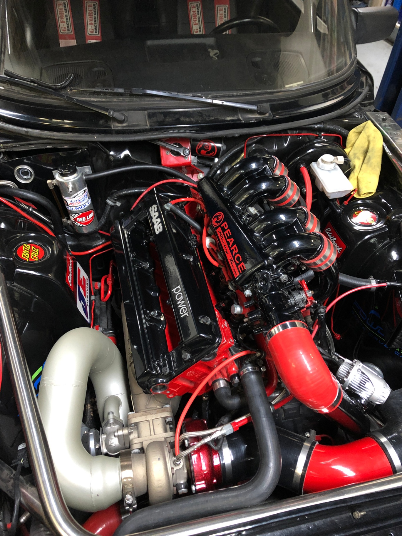 Custom automotive engine bay