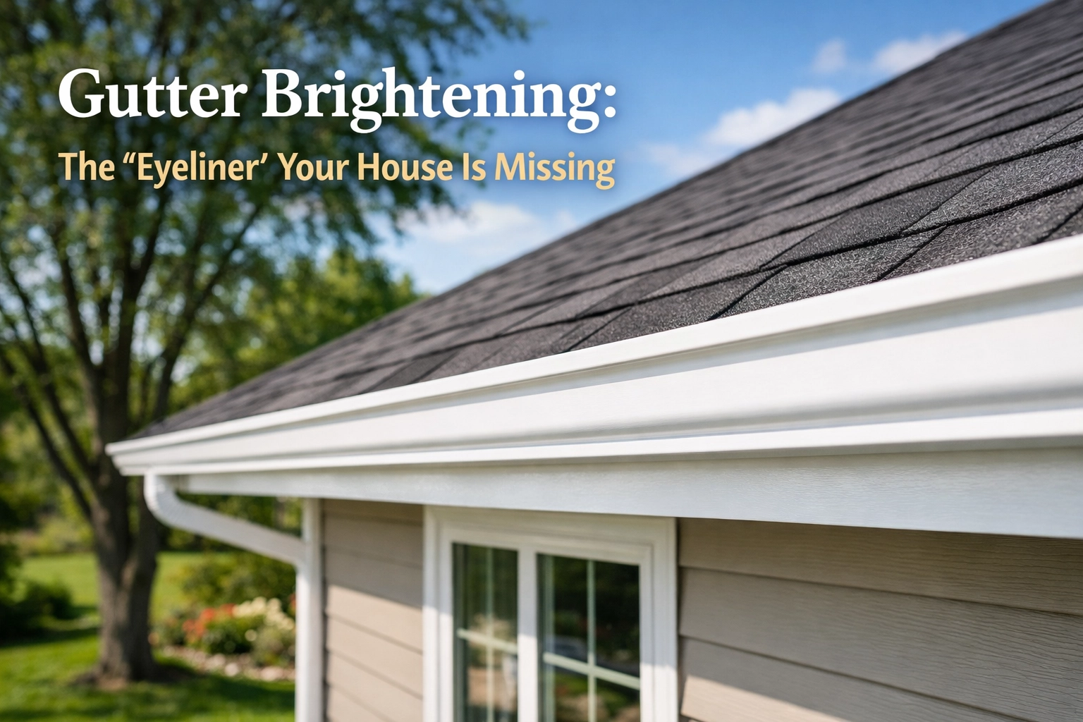[HERO] Gutter Brightening: The 'Eyeliner' Your House Is Missing