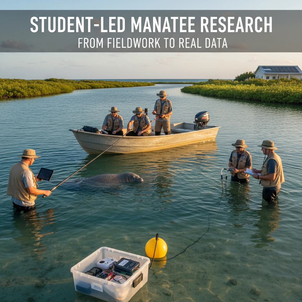 Student-Led Manatee Research: From Fieldwork to Real Data