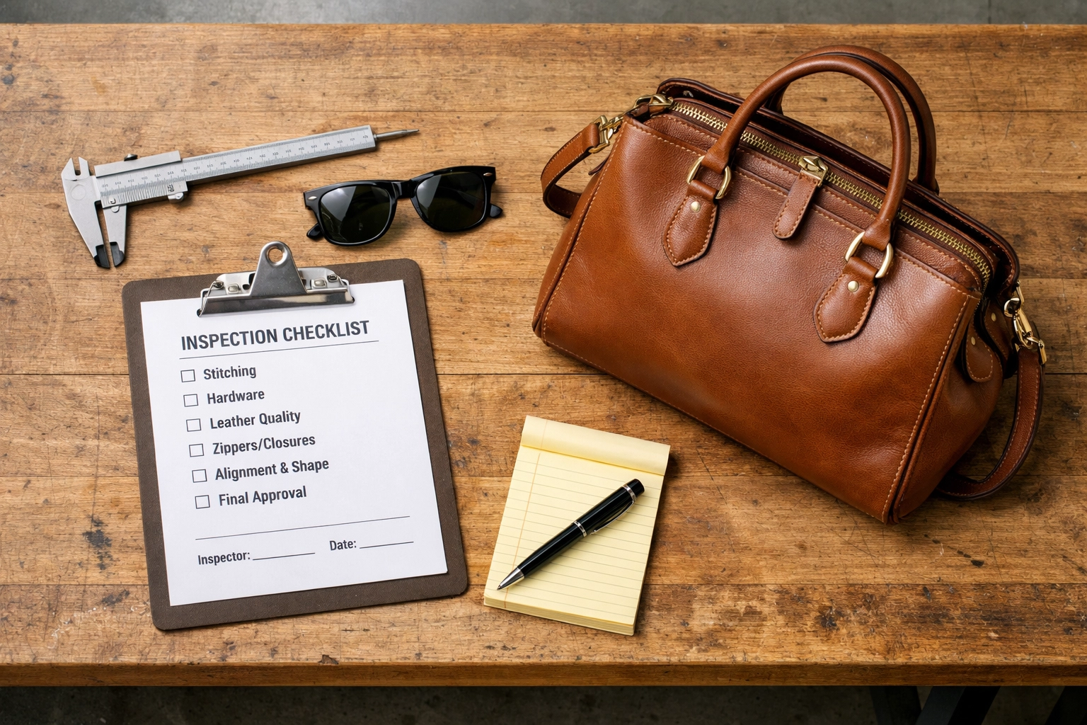 Vetted wholesale supplier quality check with inspection list and tools for bulk sourcing safety.