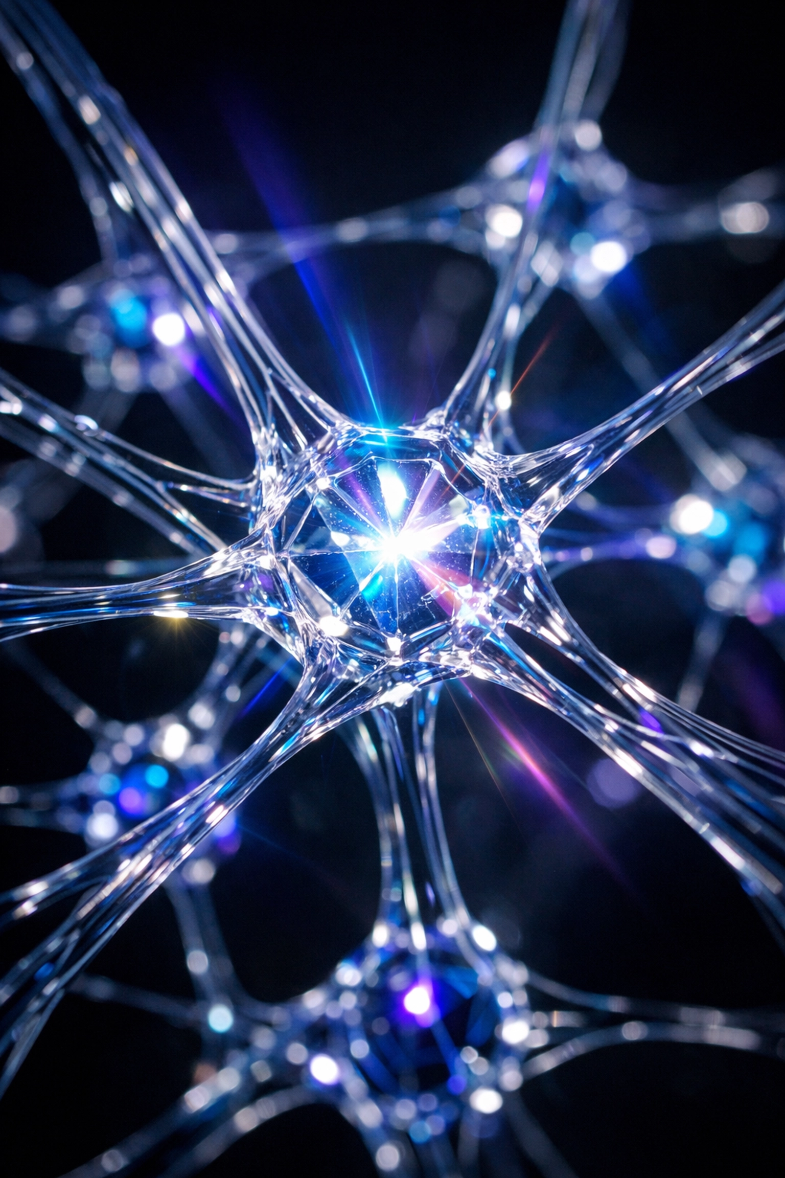 A glowing neural network sculpture representing the intelligence of an autonomous OpenClaw automation agent.