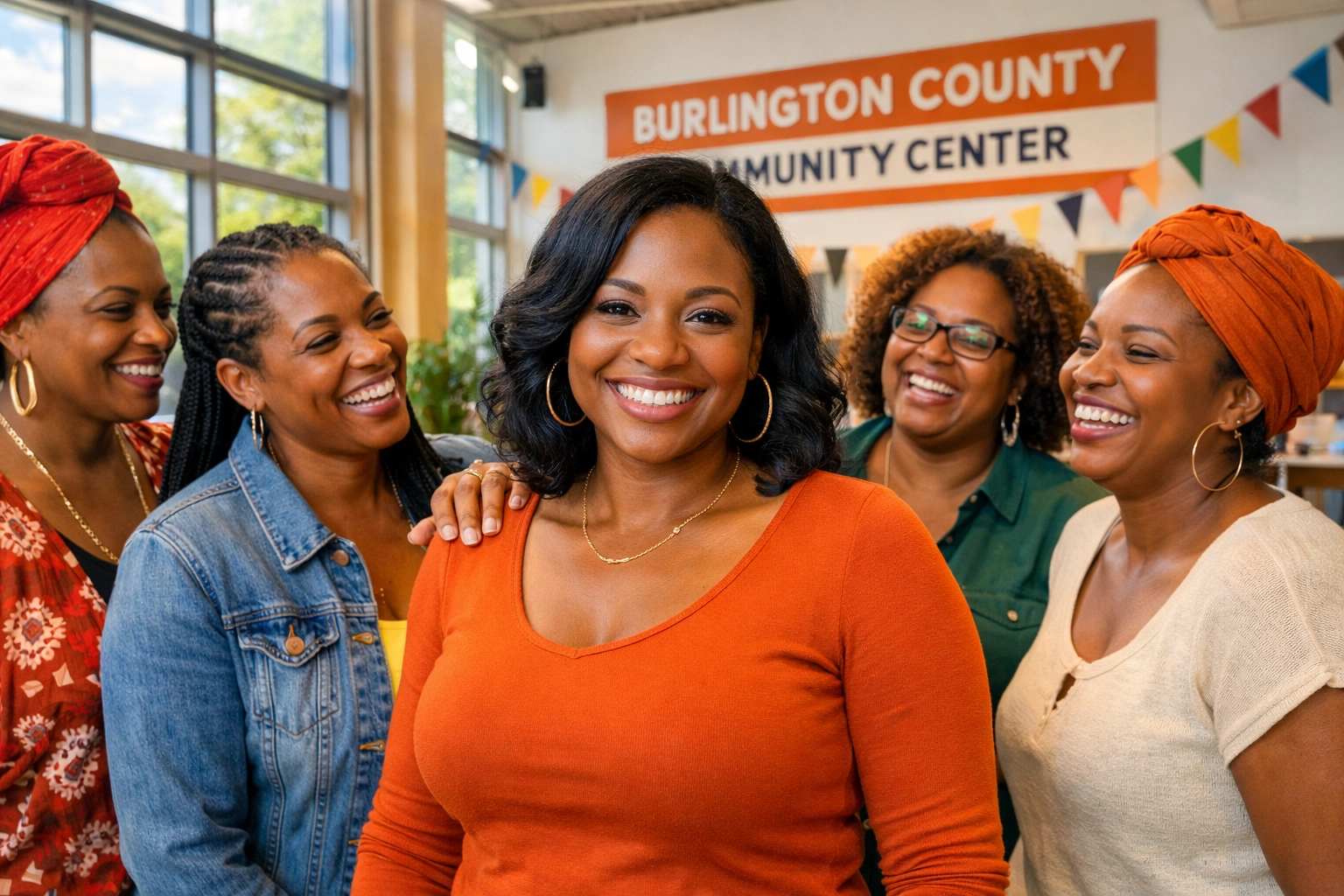 Empowered Black women in Burlington County using community emergency assistance NJ to reclaim their lives.