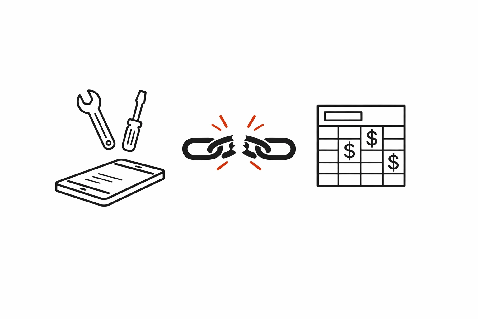 Disconnected field software and financial systems causing plumbing business data gaps