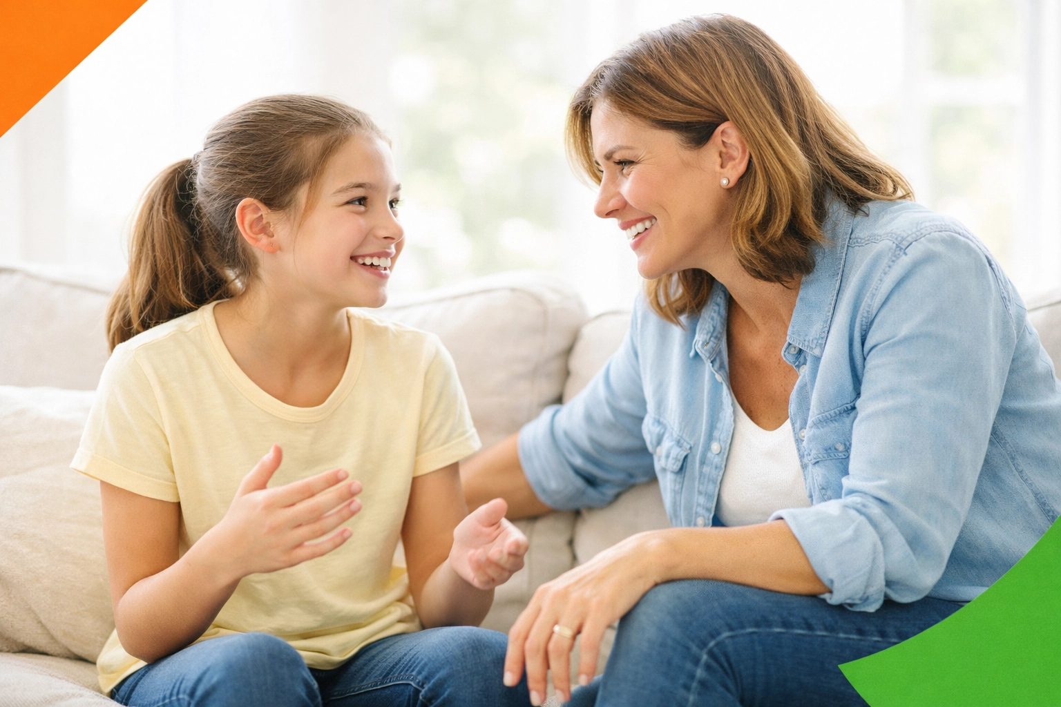 Parent and child engaged in meaningful conversation during the golden parenting window