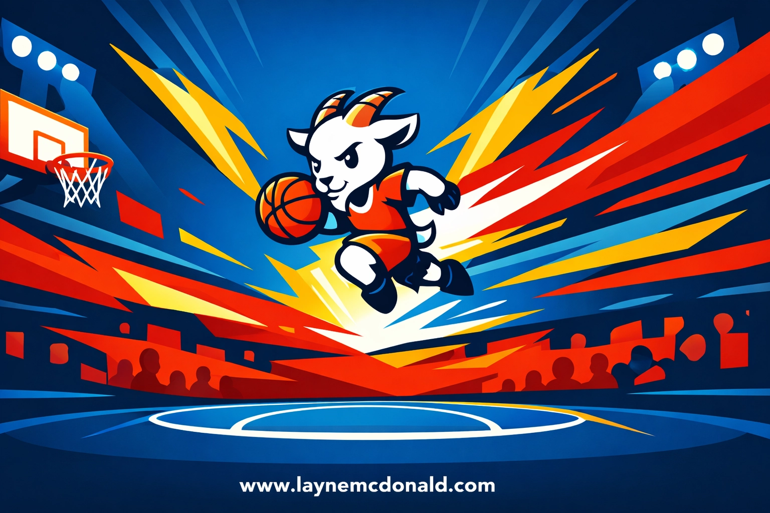 Goat character mid-leap during intense Roarball gameplay scene from GOAT animated movie