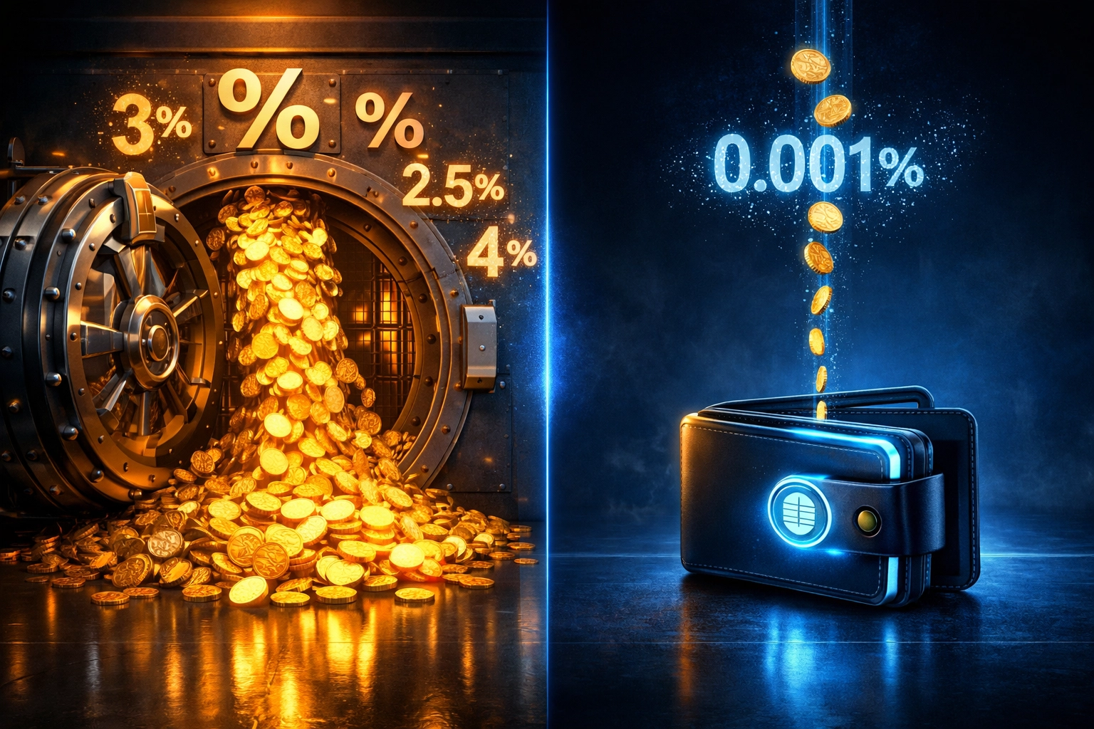Crypto payment fee comparison showing traditional percentage-based fees versus Larecoin gas-only model