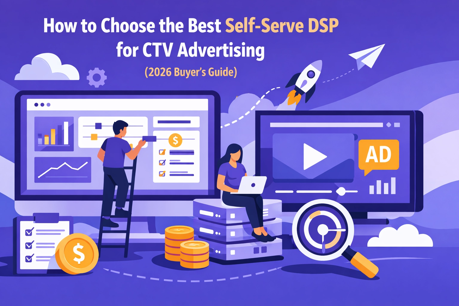 [HERO] How to Choose the Best Self-Serve DSP for CTV Advertising (2026 Buyer's Guide)