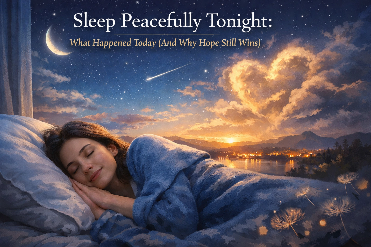 [HERO] Sleep Peacefully Tonight: What Happened Today (And Why Hope Still Wins)
