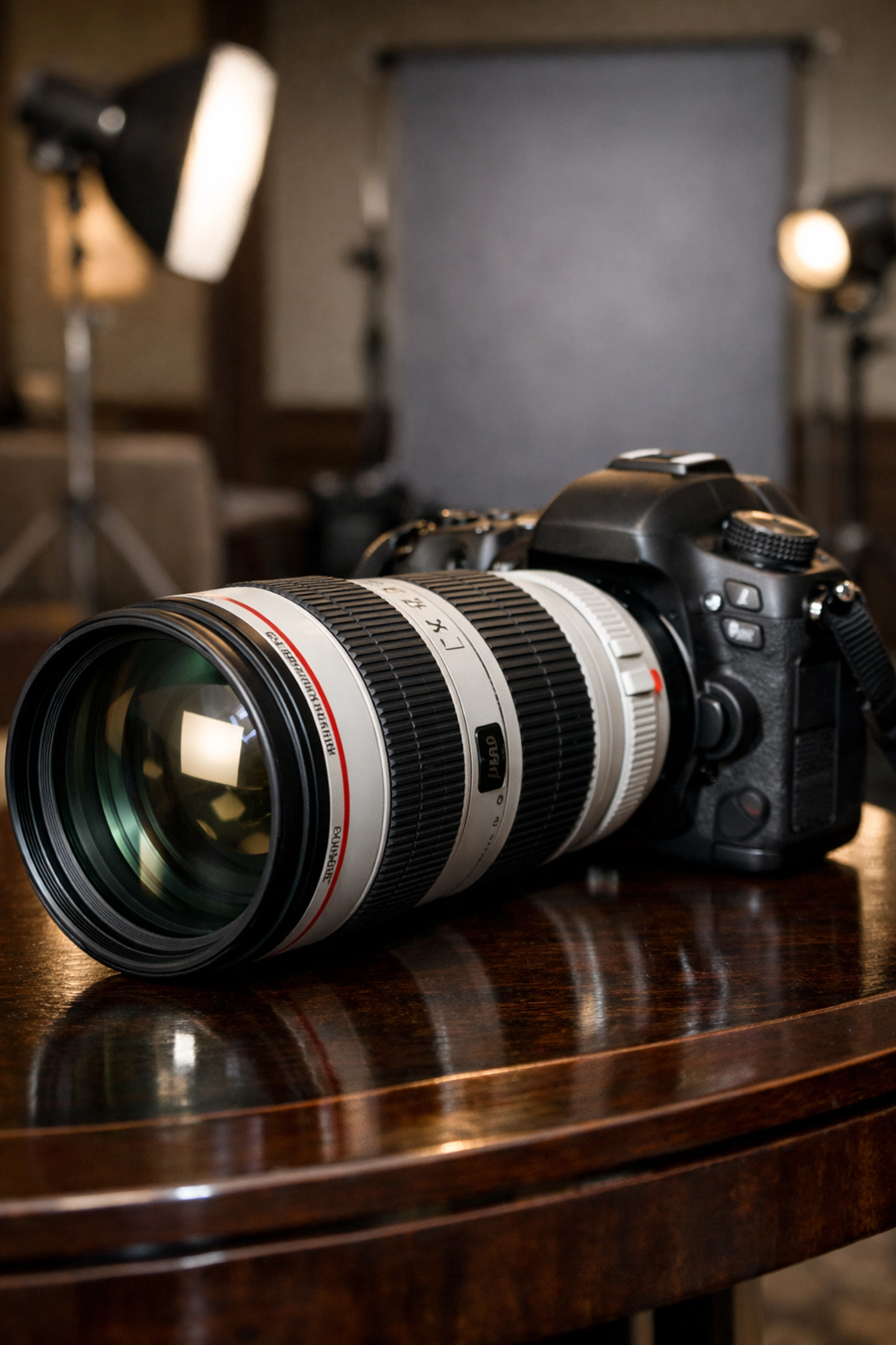 High-end camera equipment used by a headshot photographer Miami for professional corporate portraits.