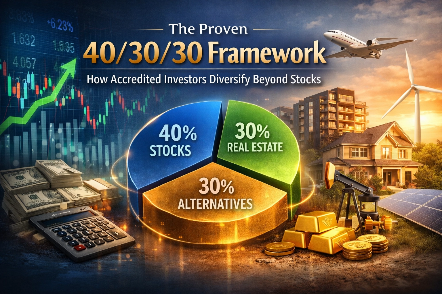 [HERO] The Proven 40/30/30 Framework: How Accredited Investors Diversify Beyond Stocks