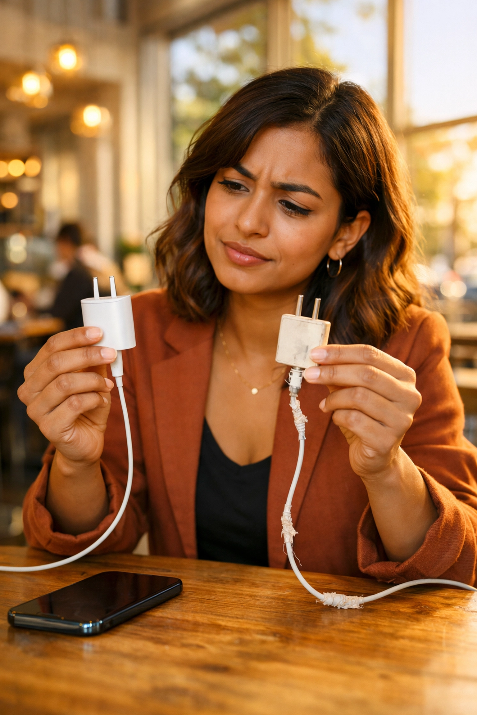 Comparing quality phone charger versus cheap third-party charger for battery health