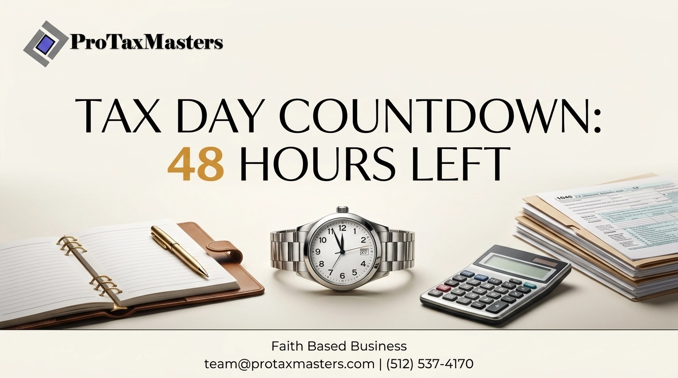Hero Image: 48 Hour Tax Countdown