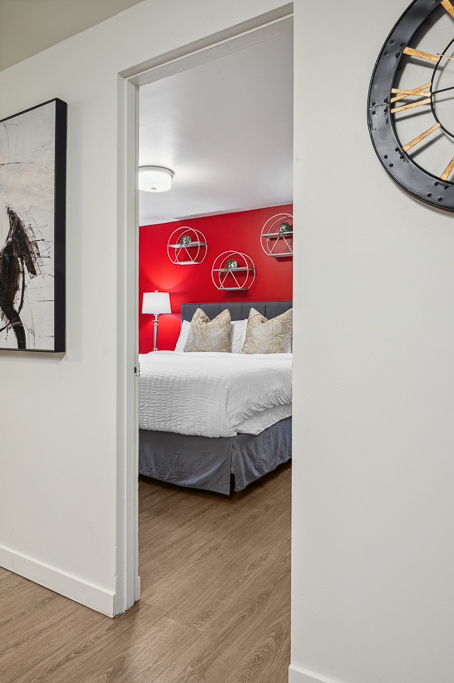 Modern Ruby Modern Furnished Bedroom